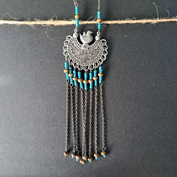 Vintage Bohemian Style Necklace - Picture 3 of 9